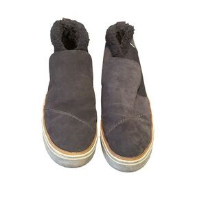 TOMS Women's‎ Paxton Suede Slip-Ons Forged Iron Grey Size 9 Shoe